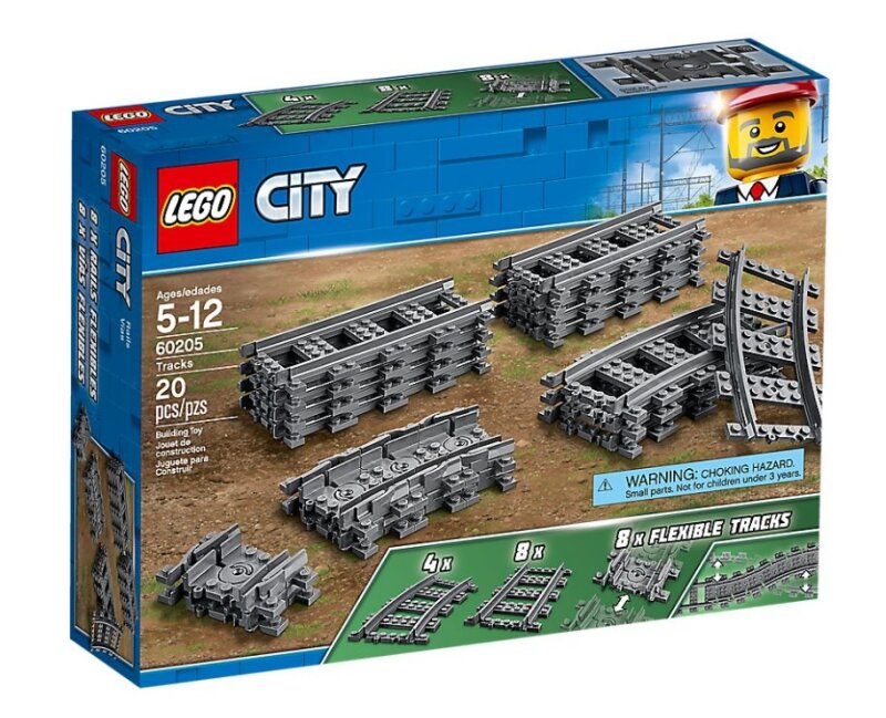 Lego Grau Konstruktionsspiele Schienen City - Bild 25