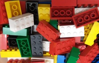 100 Stück 2 x 4 Basic Steine gemischt 3001