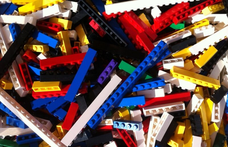 1 kg LEGO® einreihige Basic Steine/ Bausteine, 42,90