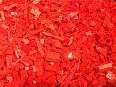 1 kg LEGO® ca.700 rote Teile LEGO Kiloware Steine,...