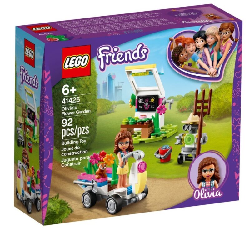 LEGO Friends 41425 Olivias Blumen-Garten Roboter Gewächshaus Hamster Wagen NEU - Bild 6