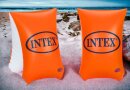 Intex Schwimmhilfe Schwimmflügel Deluxe groß, Orange, ca. 30 x 15 cm, 6-12 Jahren