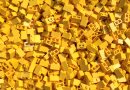 200 Stück LEGO® Steine gelb 1x2 Noppen