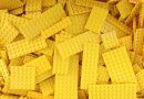 30 verschiedene LEGO® Platten gemischt in der Farbe gelb