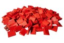 500 GRAMM LEGO® rote Dachsteine / Dachelemente