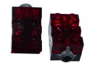 LEGO Lichtstein mit roter Oberseite und rotem LED Licht -...