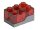 LEGO Lichtstein mit roter Oberseite und rotem LED Licht - 54930c01