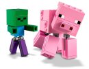 LEGO® Minecraft&trade BigFig Schwein mit Zombiebaby21157