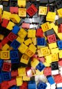 200 Stück LEGO® Steine 2x2 Noppen gemischt