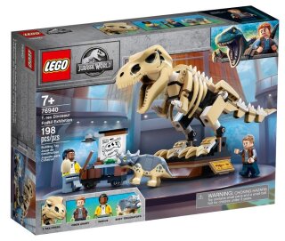 LEGO® Jurassic World T. Rex-Skelett in der Fossilienausstellung 76940