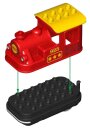 DUPLO® motorisierte Dampfeisenbahn Lokomotive inkl. Bauarbeiter u. Schaufel