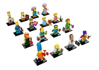 LEGO® Minifiguren: The Simpsons™ Serie 2 komplett alle 16 Figuren