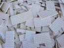 30 verschiedene LEGO® Platten gemischt in der Farbe weis