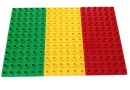 3 Duplo® Platten 6 x 12 Noppen in verschiedenen Farben